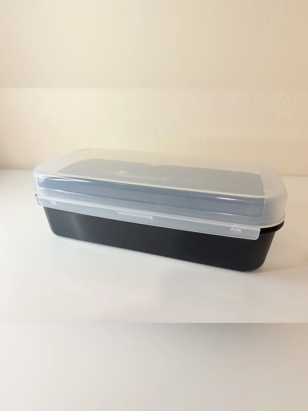 Tupperware Modular Rectangular  Storzalot Signature Hinged Lid Storage 4 Cup